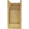 Ekena Millwork 10"W x 10"D x 20"H Wide Mediterranean Rough Cedar Woodgrain TimberThane Corbel, Primed Tan CORUR10X10X20MEDRCPR - alternate 6